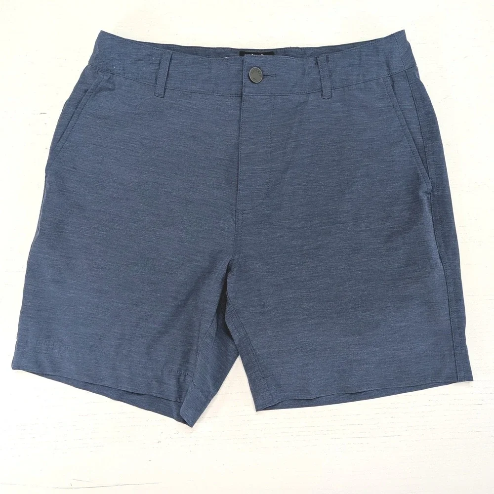 Faherty All Day Shorts 2.0 Mens 30 Blue 7in Hybrid Swim Stretch